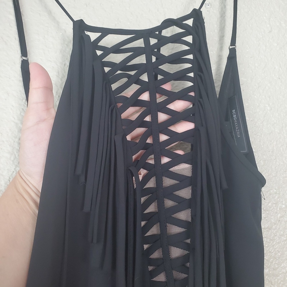 BCBG MAZAZRIA Danita dress for women size M black, lightweight with thin straps - Picture 10 of 16